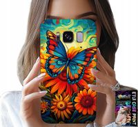 ETUI DO SAMSUNG GALAXY S8 - MOTYLE MOTYLKI KWIATKI RÓŻE OBUDOWA