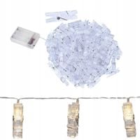 5m 50 LED KLIPSY LED NA ZDJĘCIA LAMPKI SPINACZE GIRLANDA PODŚWIETLANE