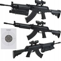 KARABIN PISTOLET NA KULKI 6MM LASER 75CM REPLIKA