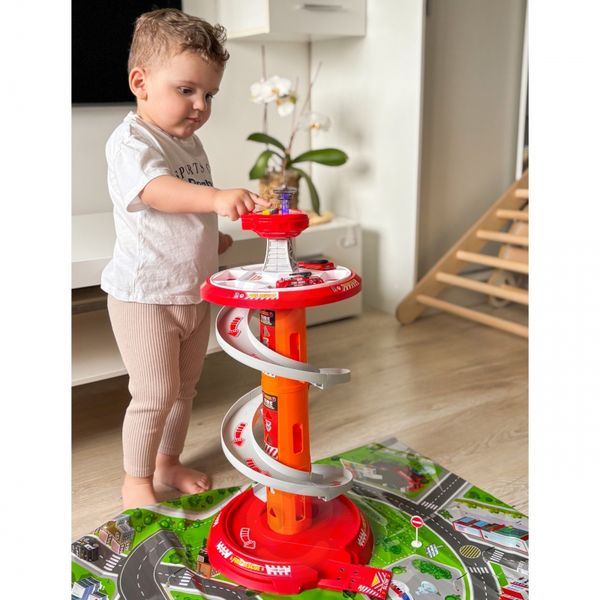 WOOPIE Tor Spirala Garaż dla Samochodzików 3 szt. zdjęcie 6