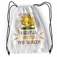 Plecak Dla Siostry Sportowy Szkolny Worek Torba Z Nadrukiem Ze Zdjęciem