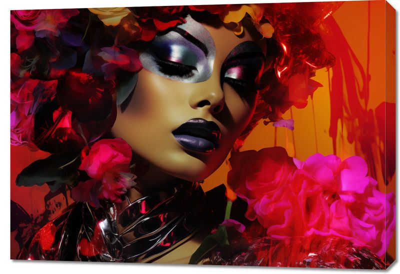 Obraz 100x70cm Kwiecista Diva zdjęcie 1