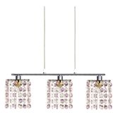 Classic zwis 3x40W G9 fioletowy