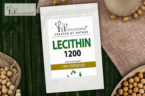 LECYTYNA SOJOWA 1200mg PAMIĘĆ KONCENTRACJA 100 kaps FOSFOLIPIDY CHOLINA na Arena.pl