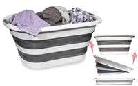 Kosz składany na pranie bieliznę silikonowa miska 40 L silikonowa wanienka