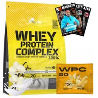 OLIMP WHEY PROTEIN COMPLEX 100% 700g BIAŁKO WPC ODŻYWKI BIAŁKOWE MASA