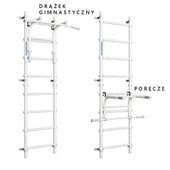 drabinka gimnastyczna Kometa Next Basic - z drążkiem/poręczem