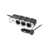 Rozdzielacz gniazda zapalniczki samochodowej Peiying 12/24 V 60 W USB