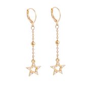 kolczyki gwiazdki na łańcuszku (p21/ten/20au)