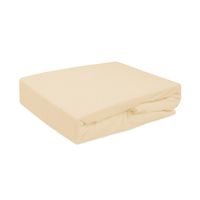 Prześcieradło frotte 140x200 kolor jasny beżowy