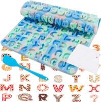 forma silikonowa alfabet do ciasteczek szpatułka