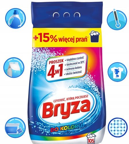 bryza 4w1 proszek color 6,825kg / 105 prań na Arena.pl