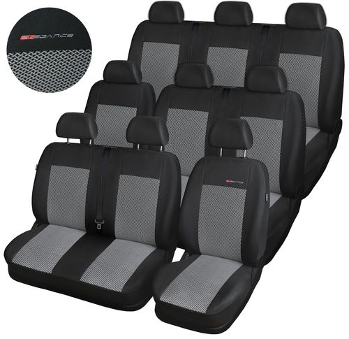 Pokrowce MIAROWE do Opel VIVARO II Renault TRAFIC III 9os siedz całe 14-19r na Arena.pl