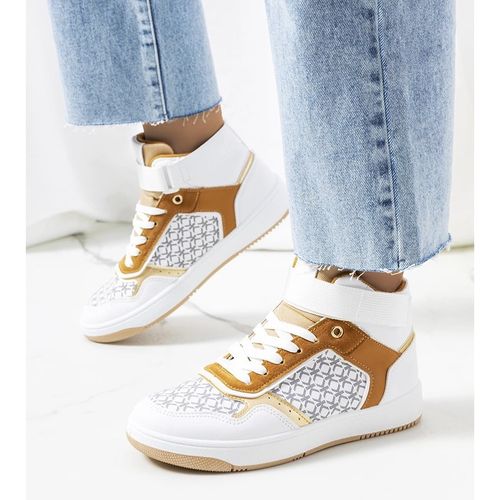 Białe sneakersy za kostkę r.40 na Arena.pl
