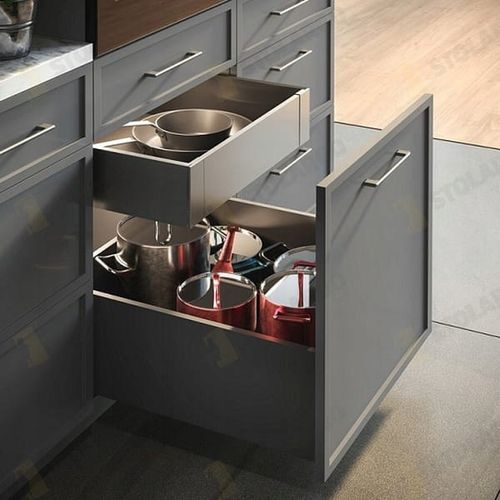 Szuflada GTV Axis PRO antracyt Bardzo Wysoka 500 H199 L500 199 3D 40kg na Arena.pl