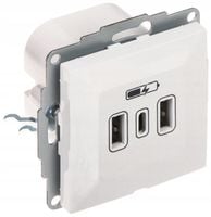 GNIAZDO ŁADOWANIA SANTRA/4108-10/EPN USB 5V DC / 3.4A Elektro-Plast