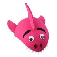czapka rekin różowy baby mały shark morze
