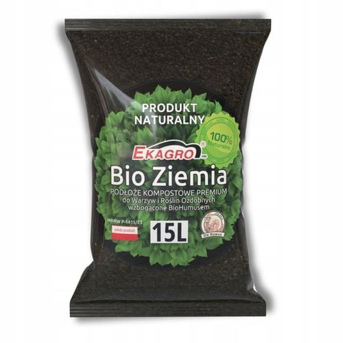 Bio Ziemia Ogrodowa Uniwersalna z EKO Nawozem Podłoże od Dżdżownic na Arena.pl