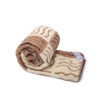 koc wełniany merynos australijski, wzór azteco 140x200 (+-5cm)