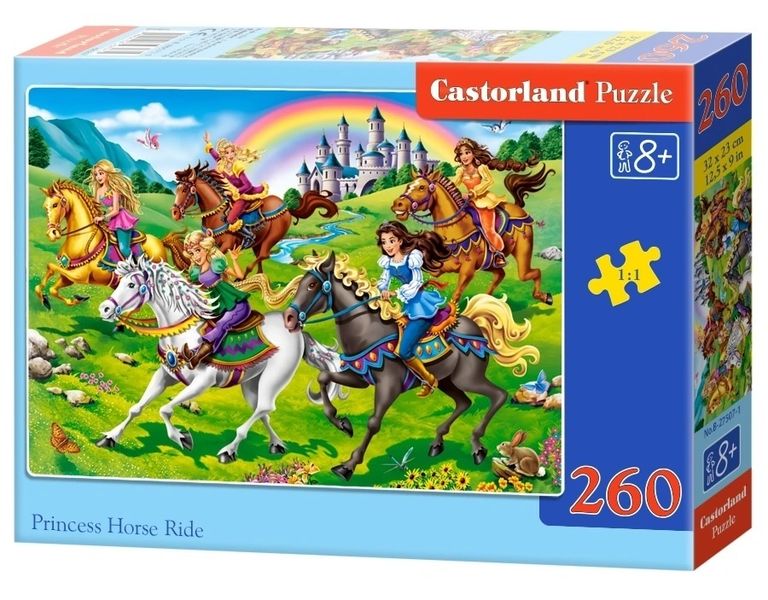 PUZZLE 260 EL. PRINCESS HORSE zdjęcie 1