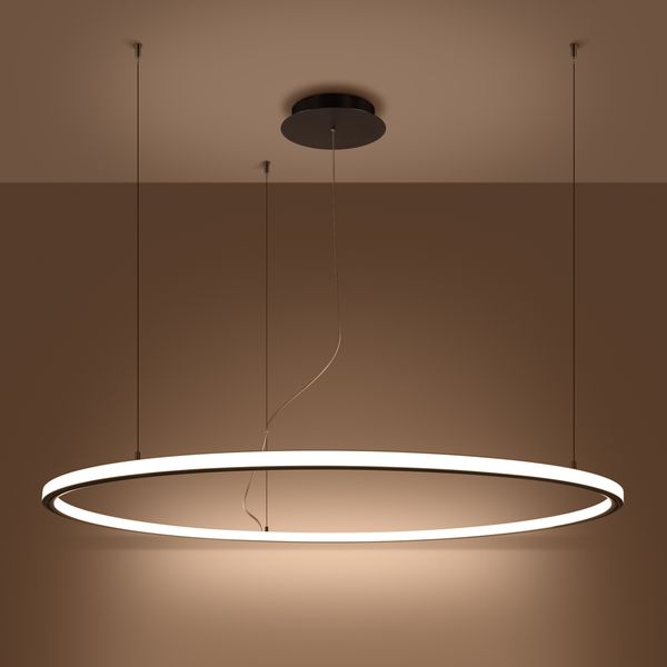 Żyrandol RISA 120 czarny LED 3000K zdjęcie 3