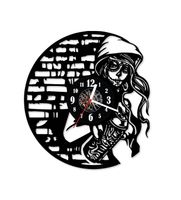 Zegar ścienny z płyty winylowej 302.13 Graffiti