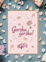 gorzko, gorzko! kartka ślubna 3303