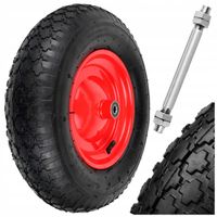 Koło do taczki, wózka GEKO 4.80/4.00-8 2PR + oś 12 mm