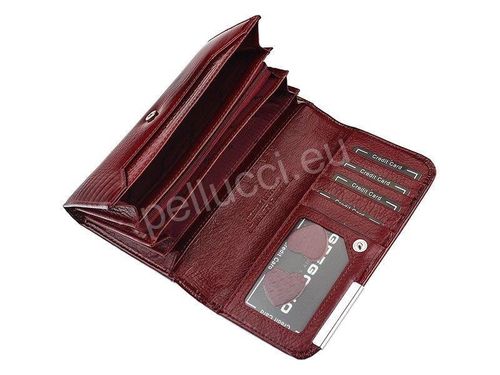 Portfel damski skórzany PELLUCCI GF110 Niebieski na Arena.pl