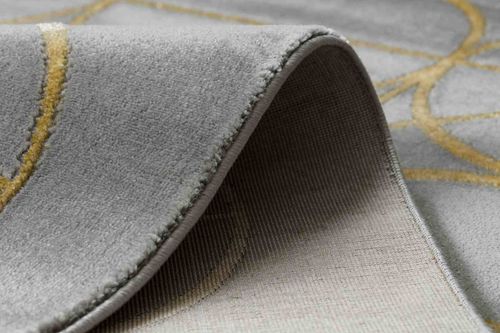 RUG/LU/ESTEMA/CIRCLES/GRAPHITE+GOLD/140x190 na Arena.pl