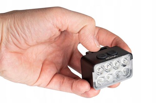 LAMPKA ROWEROWA PRZÓD 8xLED MOCNA JASNA 900LM OŚWIETLENIE ROWER USB-C VAYOX na Arena.pl