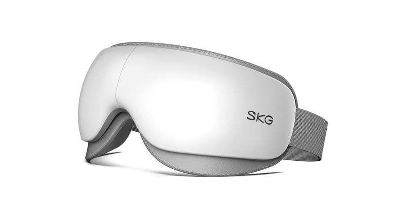 SKG ES500 Masażer do oczu, cicha praca, Bluetooth, biały zdjęcie 2