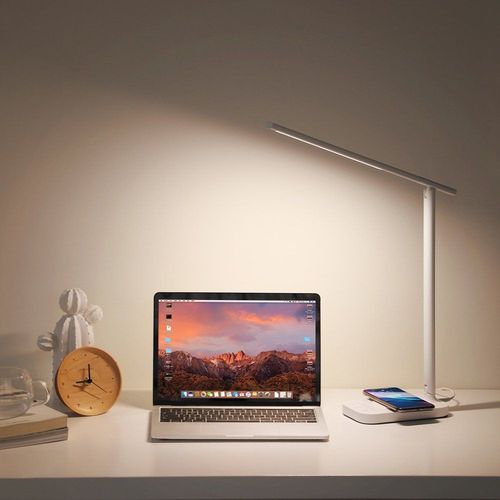 BASEUS LED DESK LAMP + WIRELESS CHARGER WHITE na Arena.pl