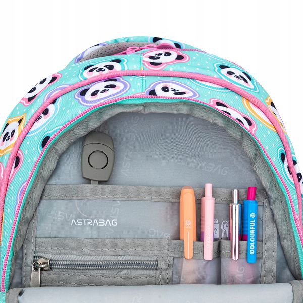 Plecak Astrabag Minty Pandas AB330 zdjęcie 3