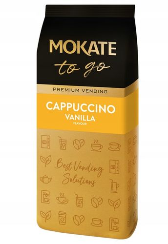 Napój Kawowy Kawa Cappuccino Waniliowe 1KG Puszysta Pianka Vending Mokate na Arena.pl