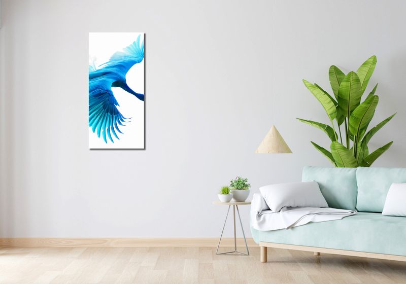 Obraz 40x90cm Błękitny Lot zdjęcie 2