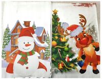 Torebka worek foliowy, świąteczne opakowanie na prezenty 25x40cm 50 szt.