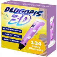 2 x MEGA ZESTAW DRUKARKA 3D XXXL DŁUGOPIS MAGICZNY WKŁADY DRUK PLA 110 METR