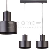 LAMPA wisząca RIF 30898 Sigma metalowa OPRAWA industrialny ZWIS na listwie czarny