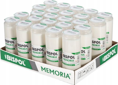 Wkłady olejowe zgrzewka 24 sztuk białe ø5,7 x 14,5 cm 3,5 dnia WO4 na Arena.pl