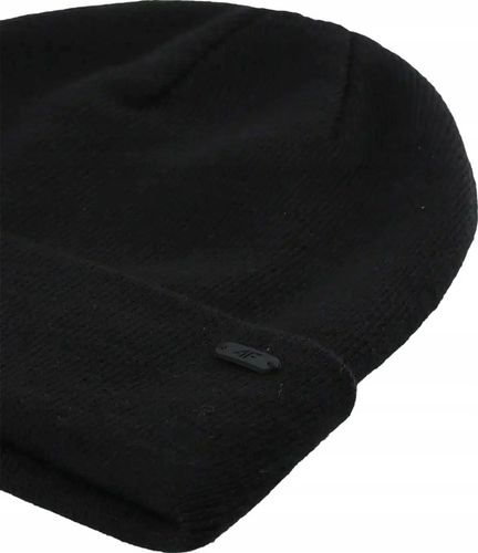 4F CZAPKA ZIMOWA CZARNA CIEPŁA r. UNIWERSALNY u621 na Arena.pl