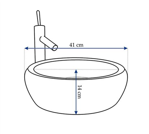 Umywalka Ceramiczna ELENA na Arena.pl
