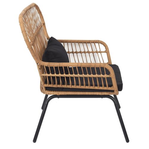 Krzesło Surabaya Arm czarna poduszka na Arena.pl