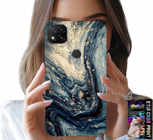 ETUI DO XIAOMI REDMI 9C - KAMIENNE ELEGANCKIE WZORY OBUDOWA CASE na Arena.pl