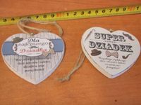 tabliczka /zawieszka serce babcia/dziadek