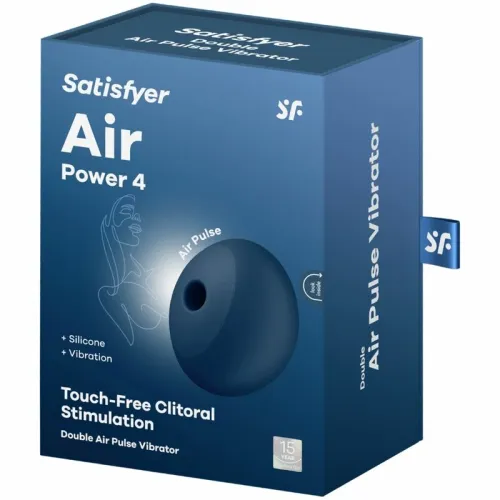 satisfyer air power 4 niebieski - stymulator z 12 trybami wibracji na Arena.pl