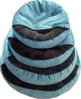 Legowisko dla psa kota niebieskie S budka BUNNY 38x38cm