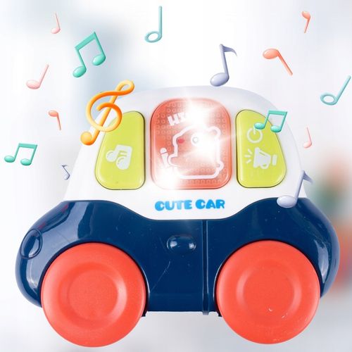 CHODZIK PCHACZ AUTKO ZABAWKA EDUKACYJNA INTERKATYWNA SORTER RUCHOME KLOCKI na Arena.pl