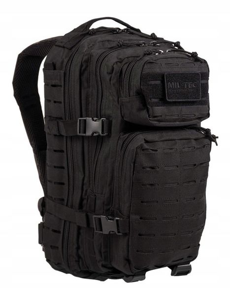 Mil-Tec Plecak Wojskowy Laser Cut 20L Czarny zdjęcie 1