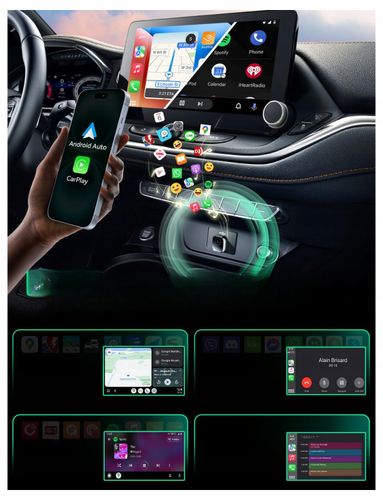 Bezprzewodowy Adapter Carplay Android Auto 2W1 Iphone Usb Usb-C Ios Do Auta na Arena.pl